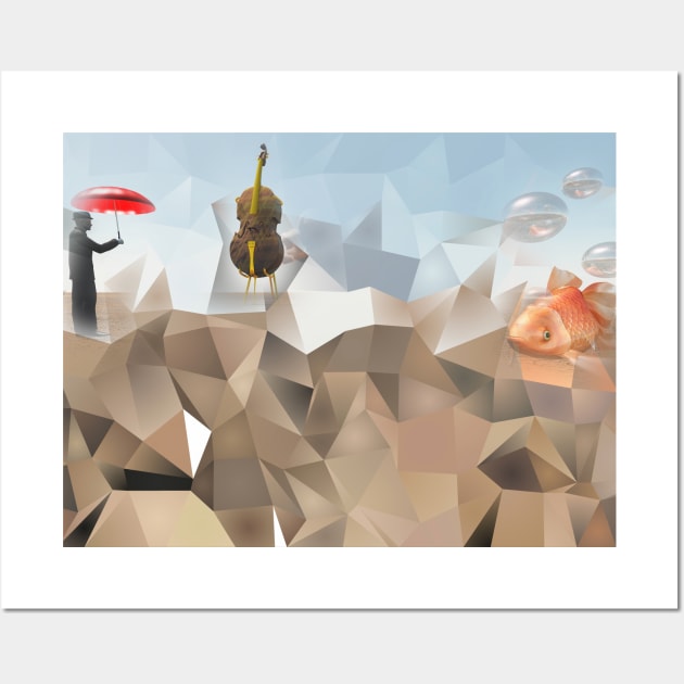 Abstract desert scene Wall Art by rolffimages